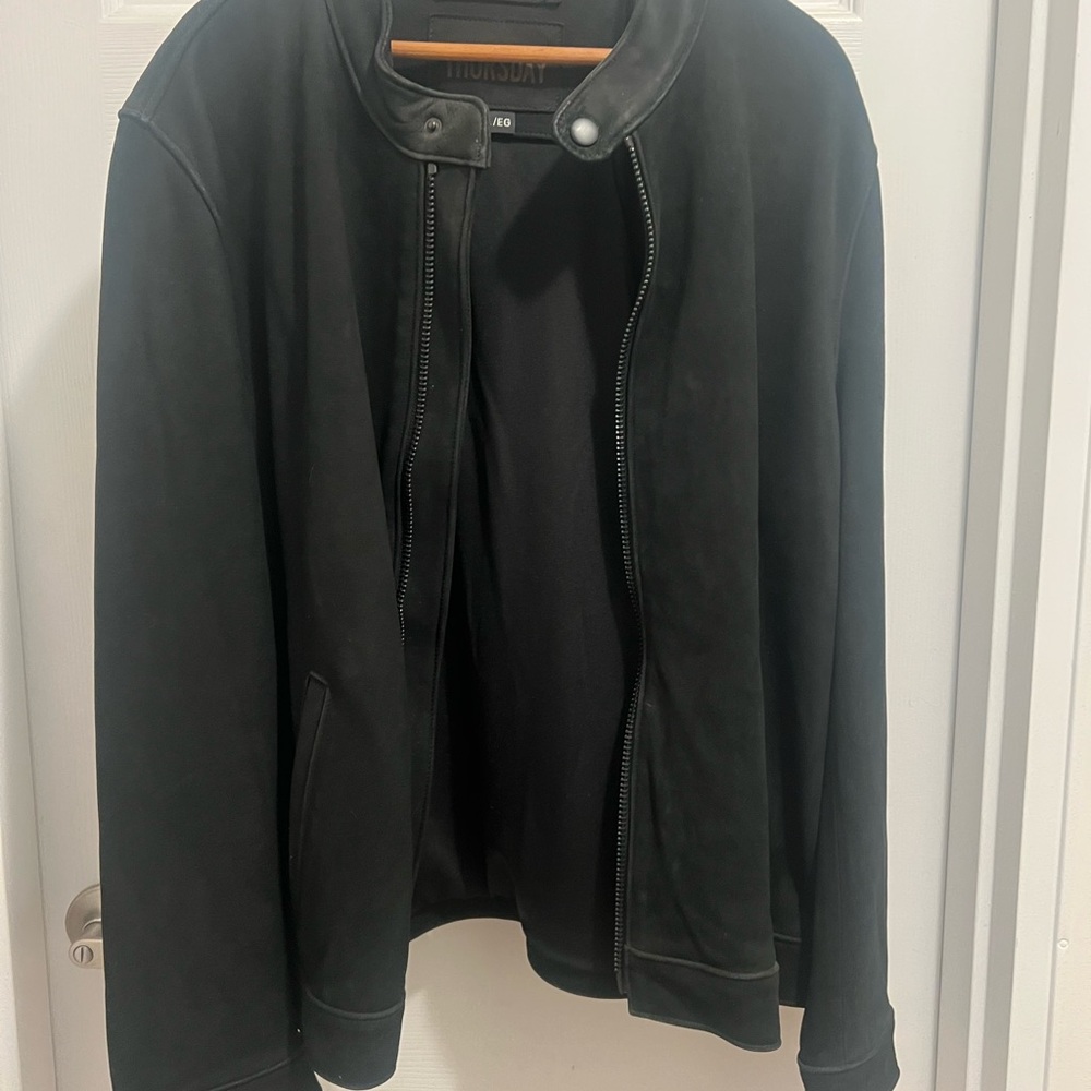 Black Lightweight Shirt Jacket with Classic Fit